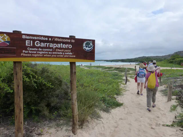 Entry to the beach.
