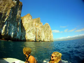 Kicker Rock.   This photo was taken with my Intova Sport HD, a camera similar to the Go Pro.