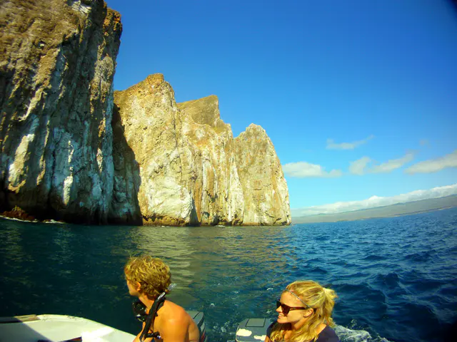 Kicker Rock.   This photo was taken with my Intova Sport HD, a camera similar to the Go Pro.