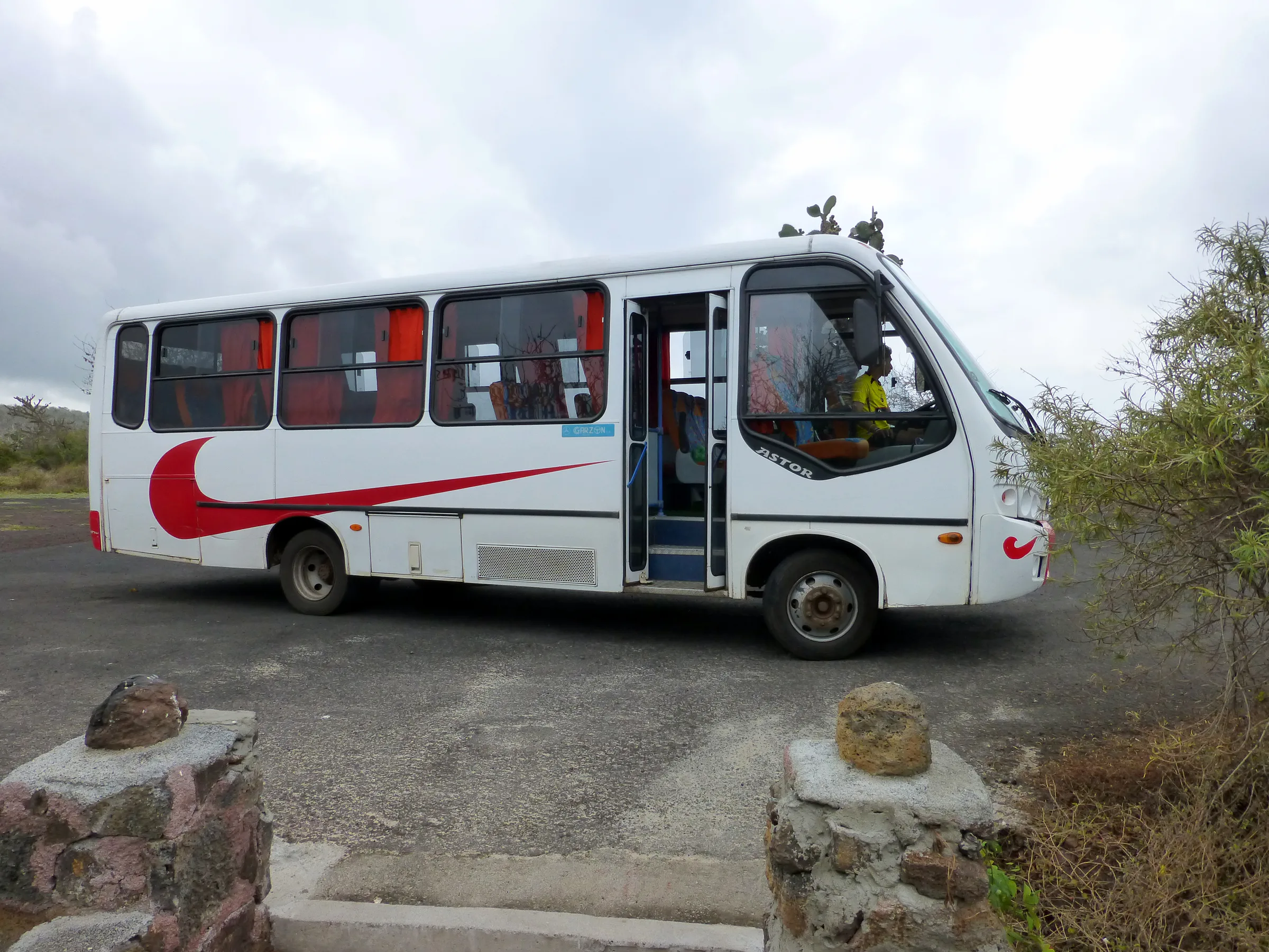 Our tour bus sure beats a Chiba!