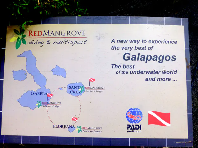 Map.  We departed Isabela Island on July 5 for a rough, nearly three hour boat ride back to Puerto Ayora, Santa Cruz.
