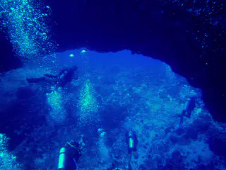 The arch of the Coral Bridge.