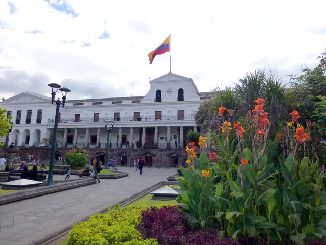 Presidential Palace on the Plaza de la Independencia (Plaza Grande).