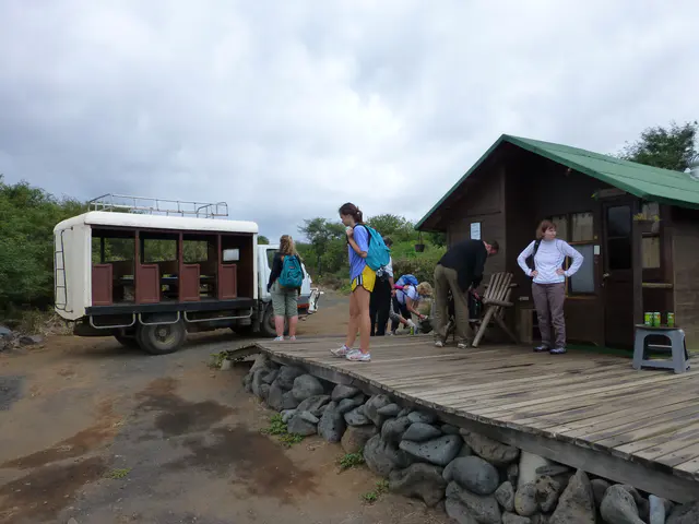 Floreana - Boarding the small Chiba to go to a family prepared dinner for us in town.