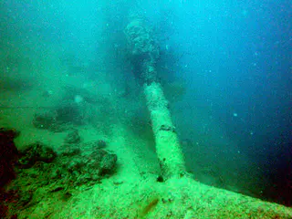 Gun on the LST.