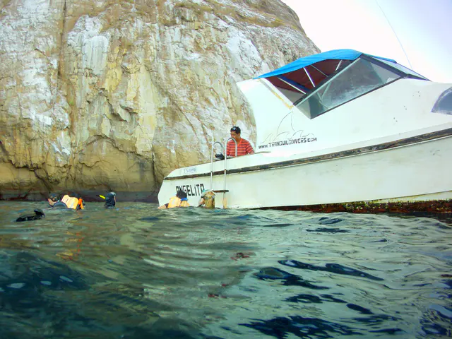 Preparing to snorkel at Kicker Rock.  July 6, 2012.