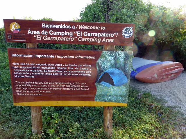 Camping is allowed at the El Garrapatero Beach.
