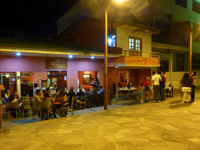 A local restaurant - Calypso - along the waterfront.