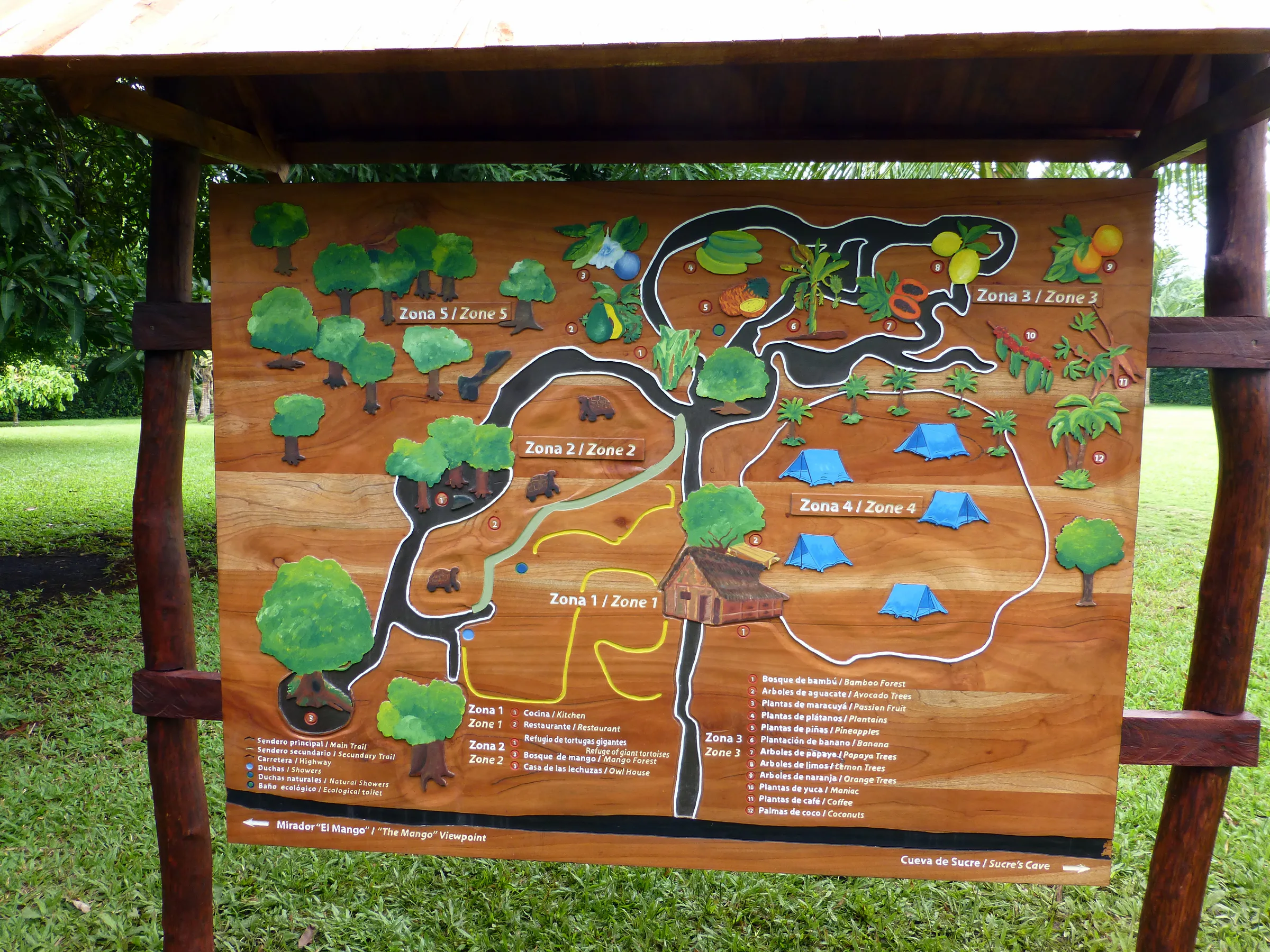 Layout of Camp Duro.