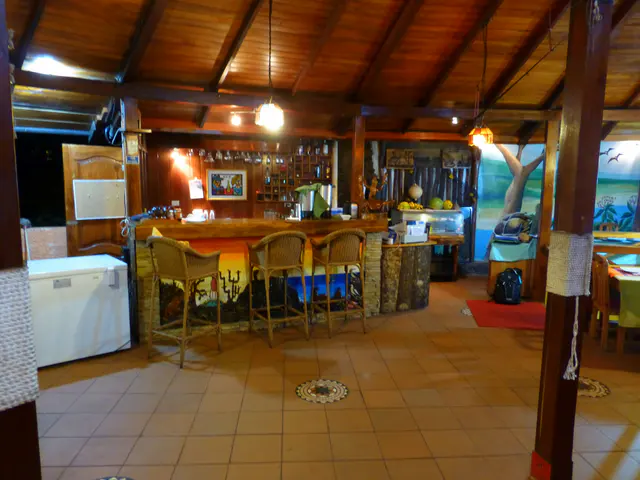 Hotel Miconia Restaurant for dinner on July 7, Puerto Baquerizo Moreno, San Cristobal Island.