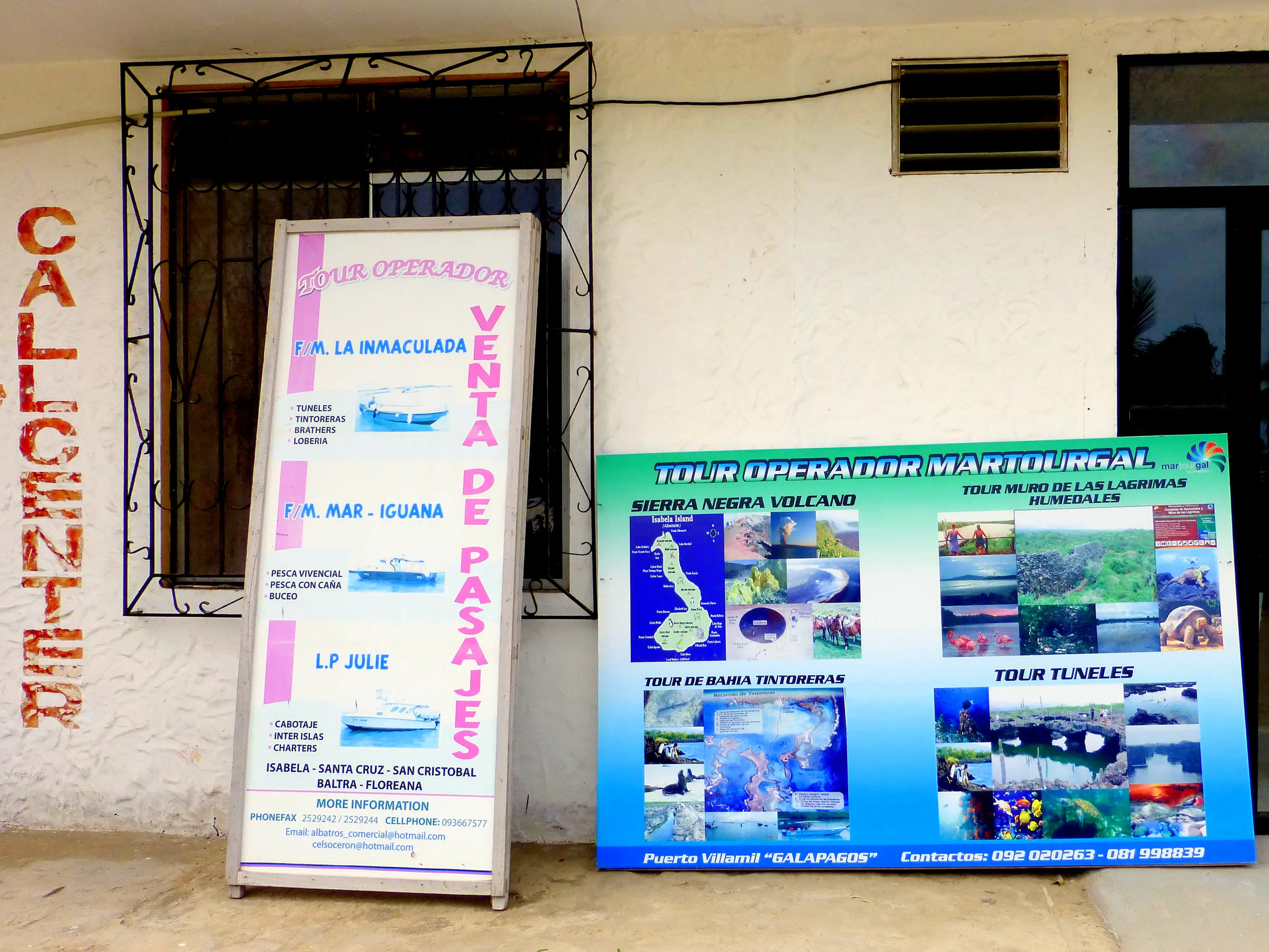 Travel agency in Puerto Villamil