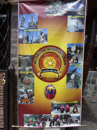 Intinan Museum Poster illustrating its exhibits.