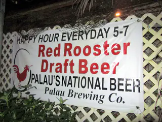 Palm Bay Bistro is also home to the Red Rooster microbrewery.
