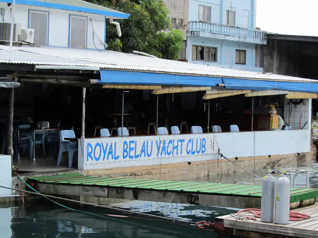 Several yachts are moored in the harbor adjoining Sam's Tours, and the owners playfully call themselves the Royal Belau (Palau) Yacht Club. Belau is the Palauan name for Palau.
