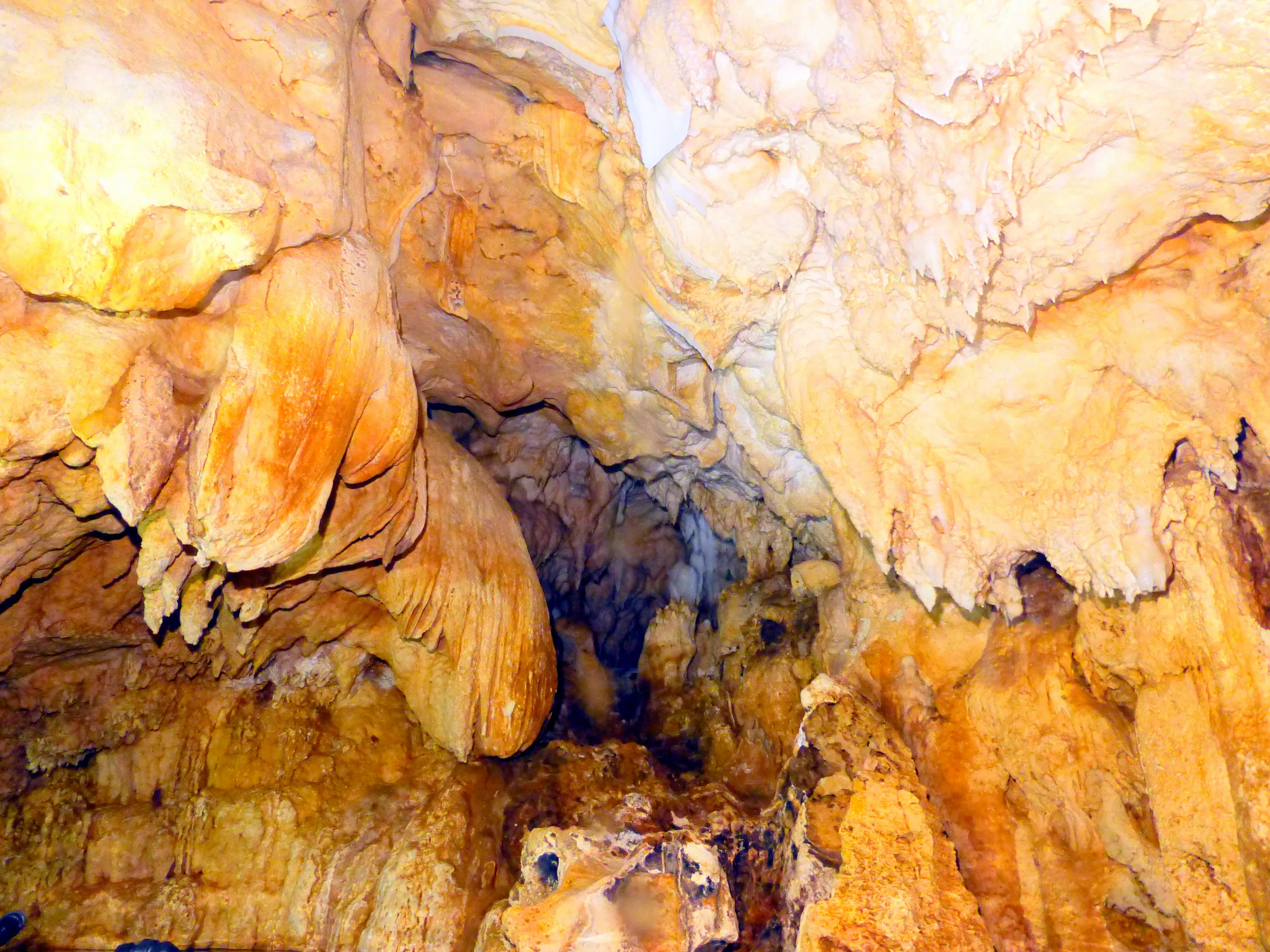 1st of 4 Air Chambers has a passage above ground to a back chamber, shown in the center of the photo.