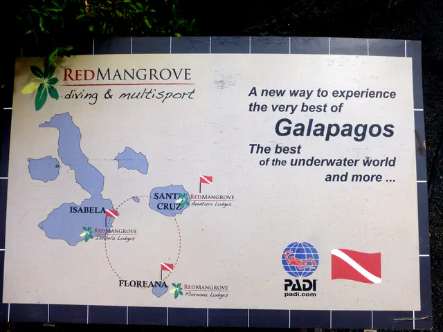 Map shows our route to Isabela Island from Floreana.