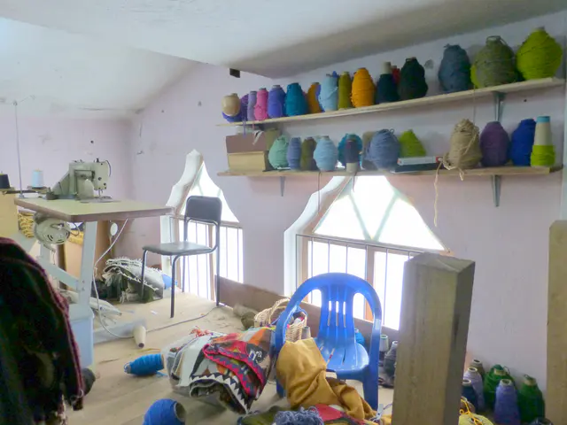 Owner's sewing area above the shop.