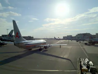 Flying American Airlines from LAX to Miami to Quito.
