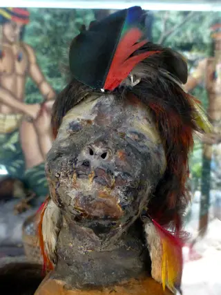 Intinan Museum - Shrunken head.