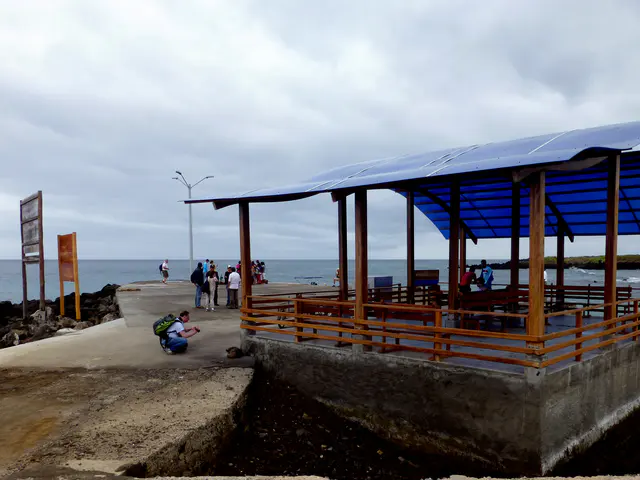 Floreana - Getting ready to depart for Isabela Island from the Pier at Floreana's Harbor.