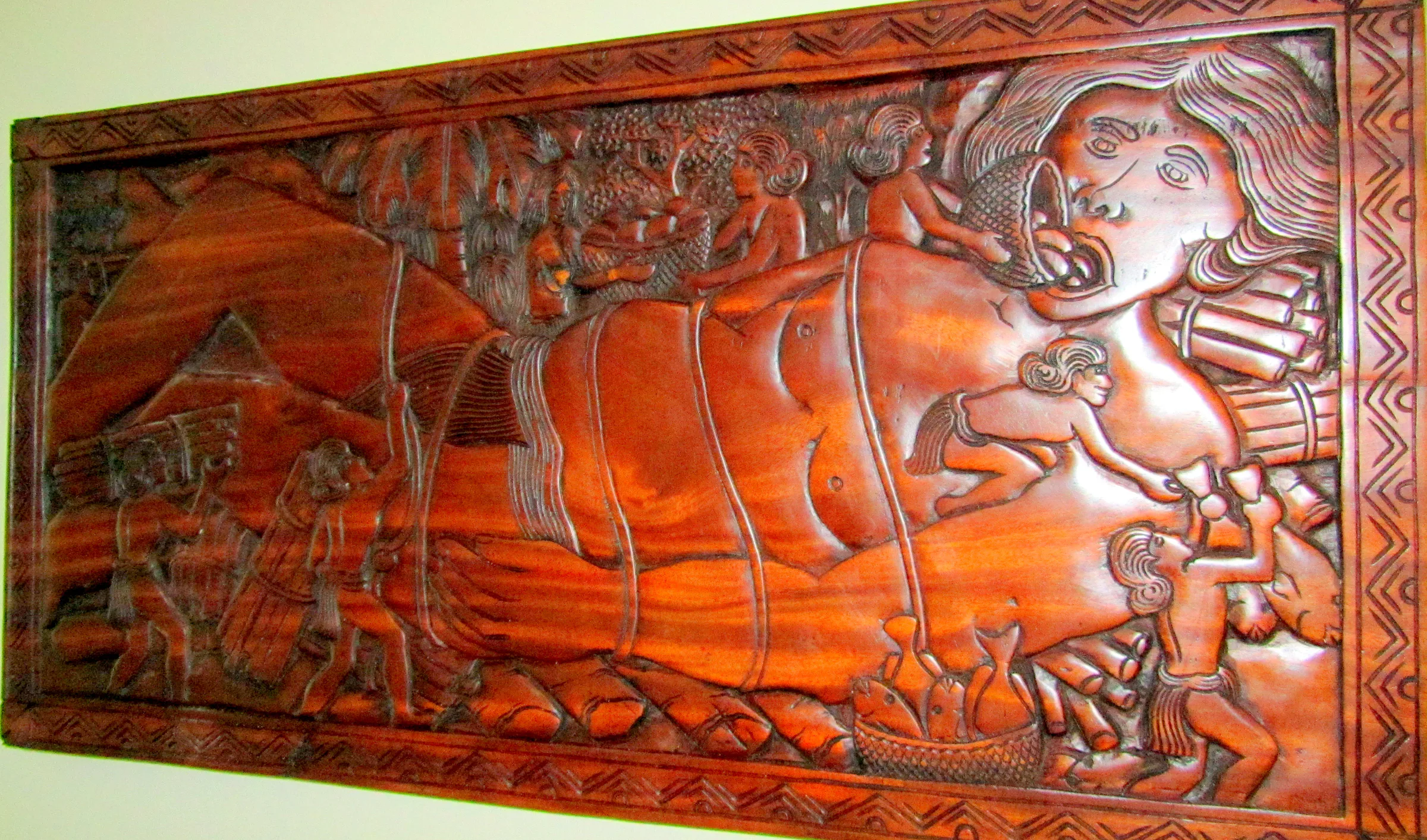 Palauan storyboard displayed at the Judiciary Building.