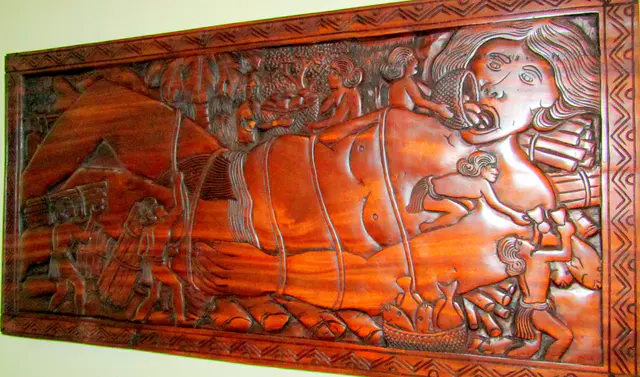 Palauan storyboard displayed at the Judiciary Building.