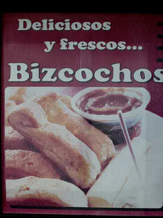 Stopped in an area famous for its delicious and fresh Bizcochos (pictured), on the road to Otavalo.